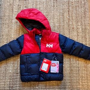 Brand new Helly Hansen vision puffy jacket, Size 6